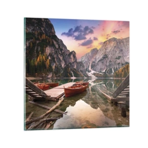 Obraz na skle - Sľub dňa - 30x30 cm