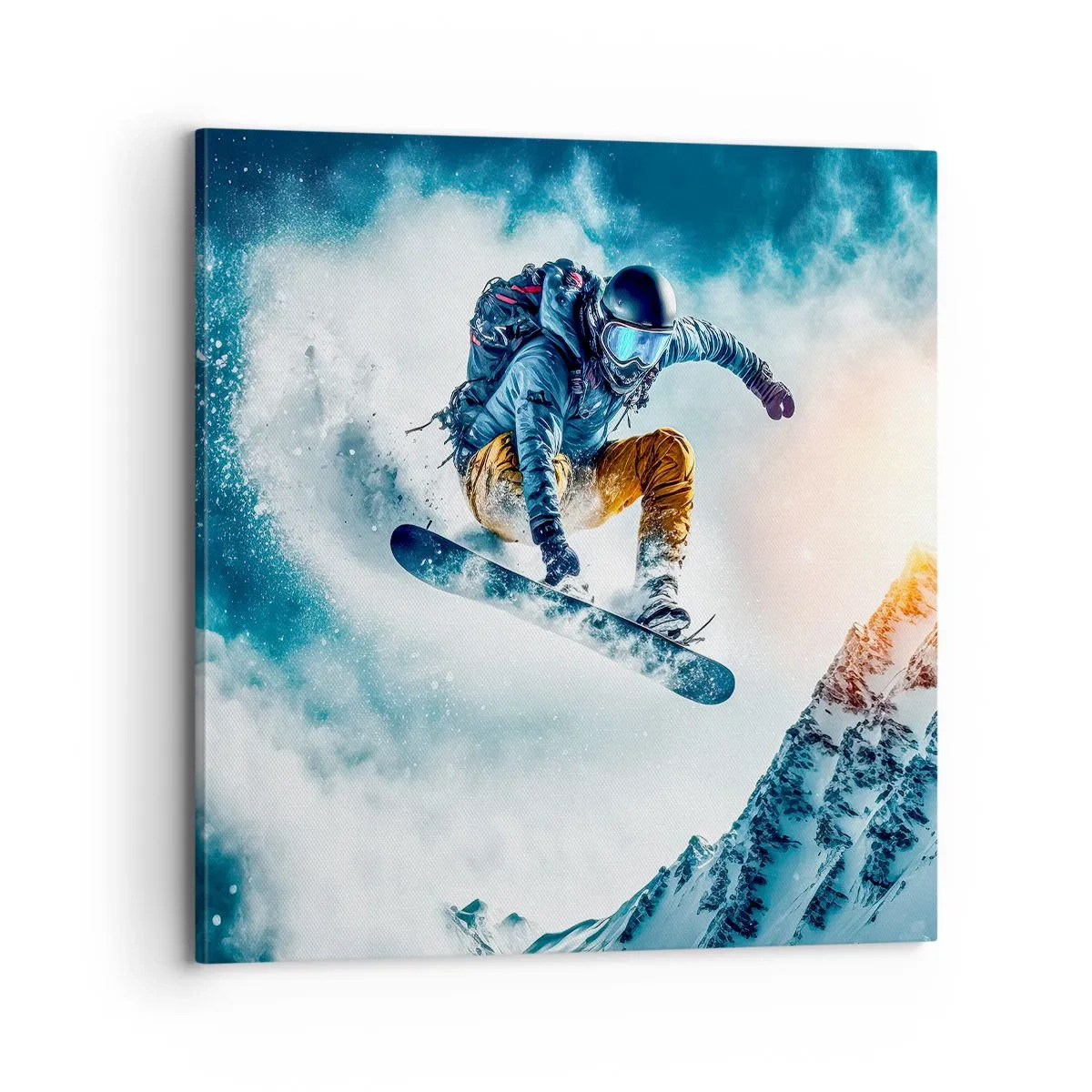 Obraz na plátne - Extrémne emócie - 70x70 cm