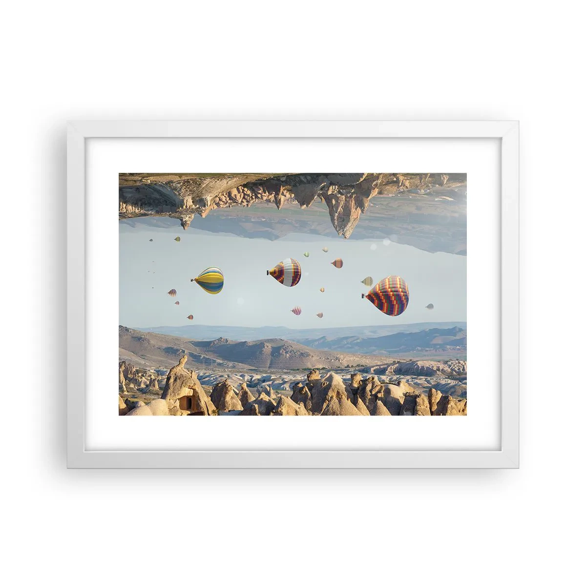 Plagát v bielom ráme - Tu je možné všetko - 40x30 cm