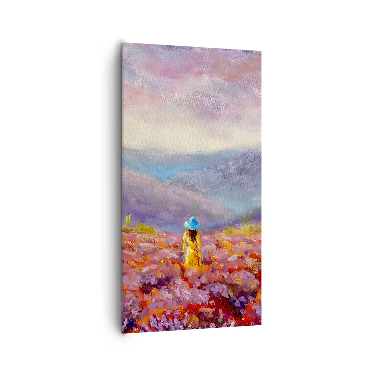 Obraz na plátne - V levanduľovom svete - 65x120 cm