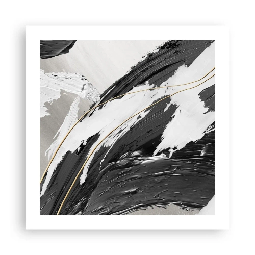 Plagát - Veľkorysá abstrakcia - 50x50 cm