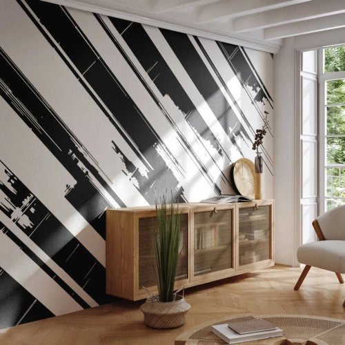 Samolepiaca Fototapeta Deluxe Sticker - Intenzívna a dynamická kompozícia - Vektor, Minimalizmus, Moderné - 450x315 cm