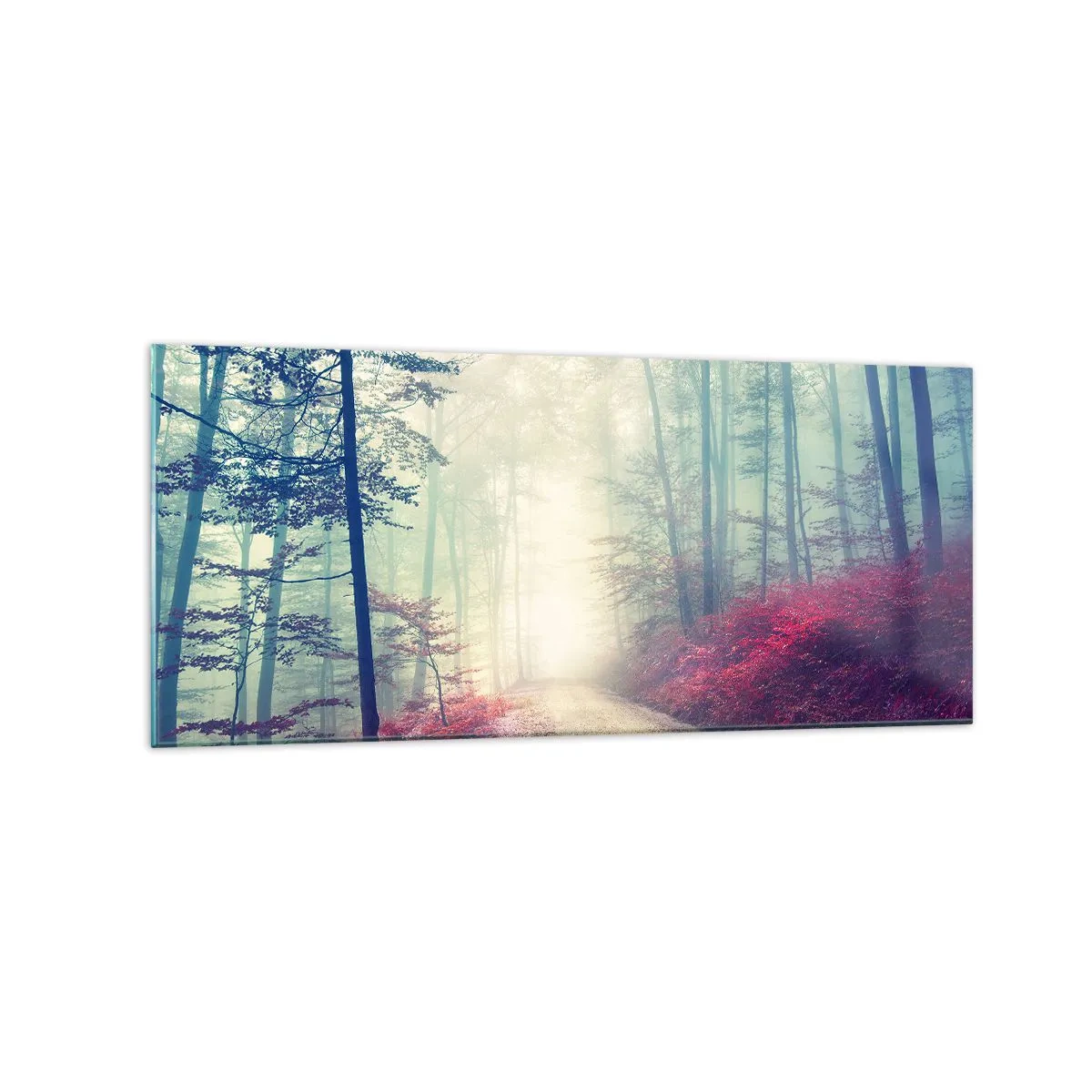 Obraz na skle - Je dobre vstať s východom slnka - 120x50 cm