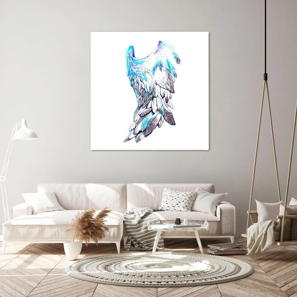 Obraz na plátne - Potrebujem krídla - 70x70 cm