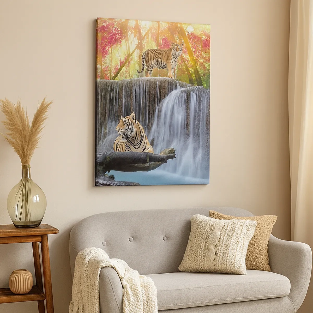 Obraz na plátne - Surrealistická krajina - 50x70 cm