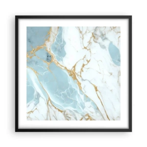 Plagát v čiernom ráme - Bohatstvo kameňa - 50x50 cm