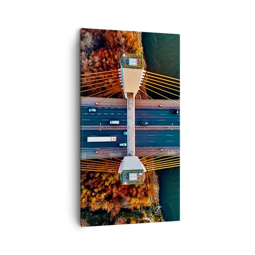 Obraz na plátne - Za vodami, za lesmi - 45x80 cm