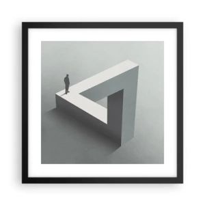 Plagát v čiernom ráme - A predsa je to možné - 40x40 cm