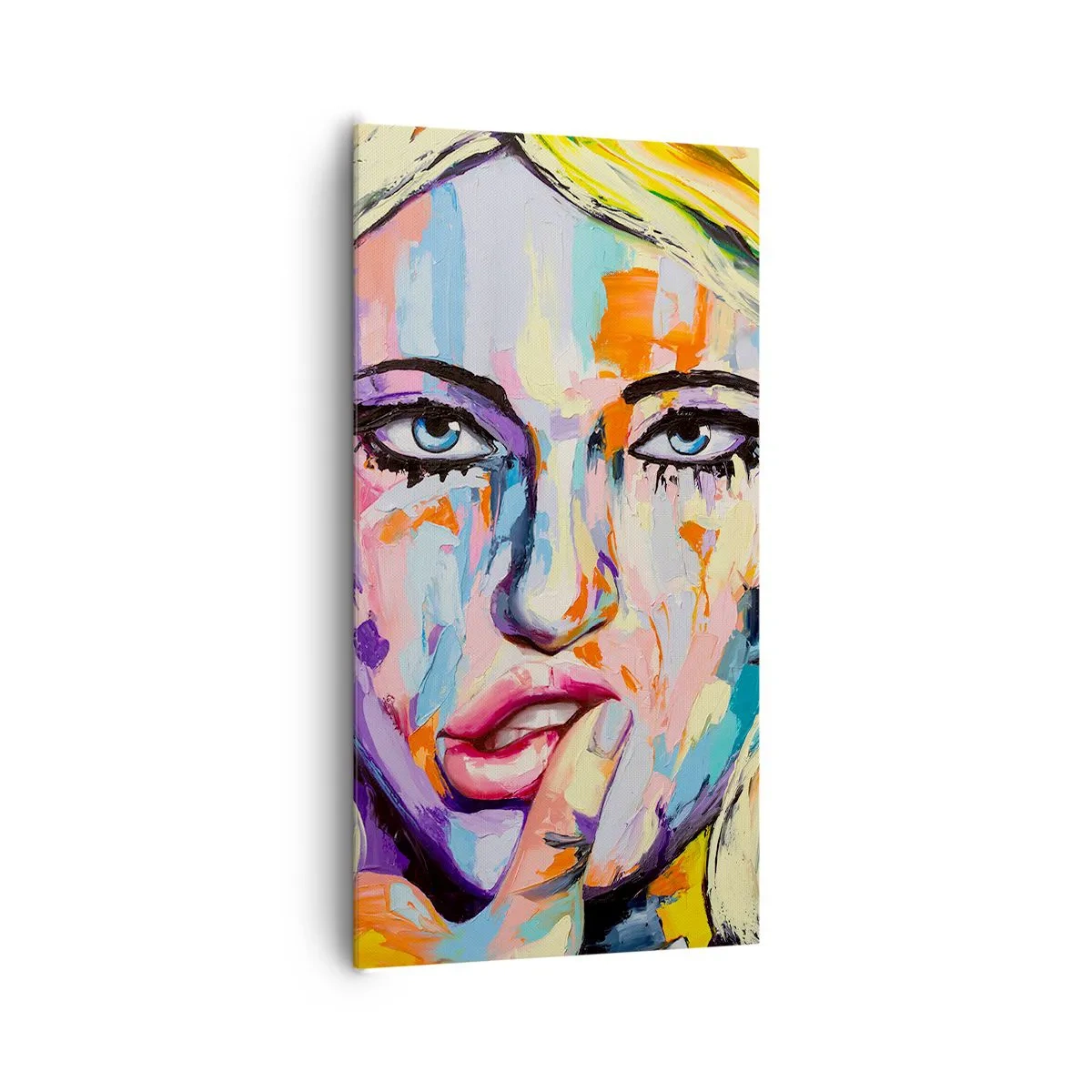 Obraz na plátne - Pozri sa jej priamo do očí - 65x120 cm