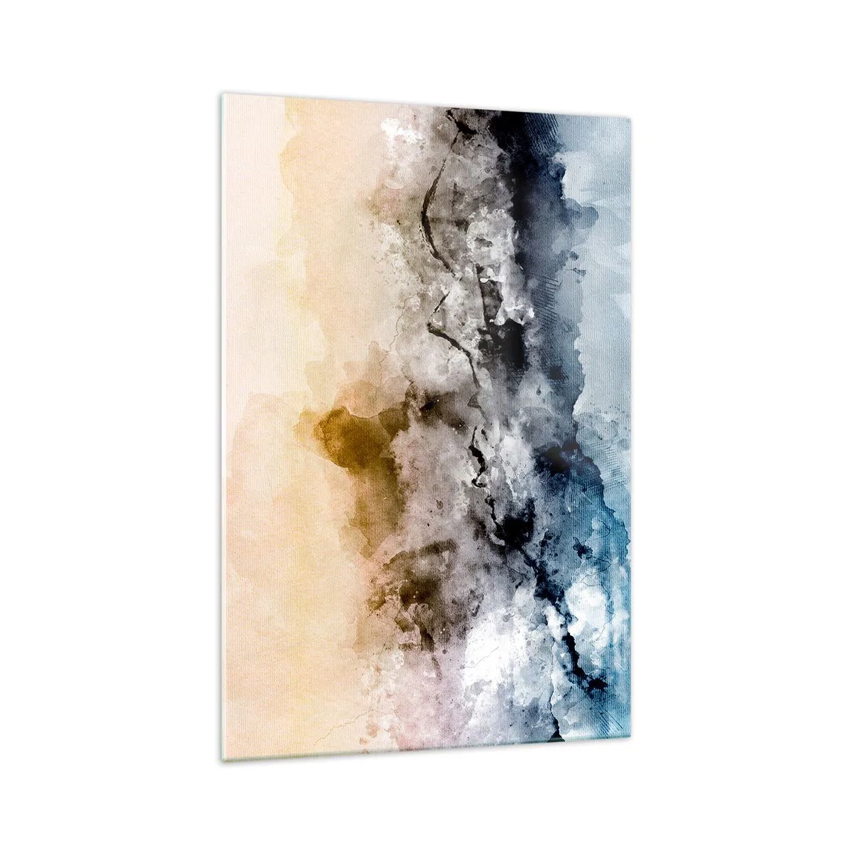 Obraz na skle - Ponorené do mračná hmly - 70x100 cm