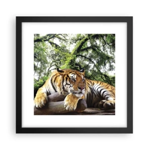 Plagát v čiernom ráme - S úctou - 30x30 cm