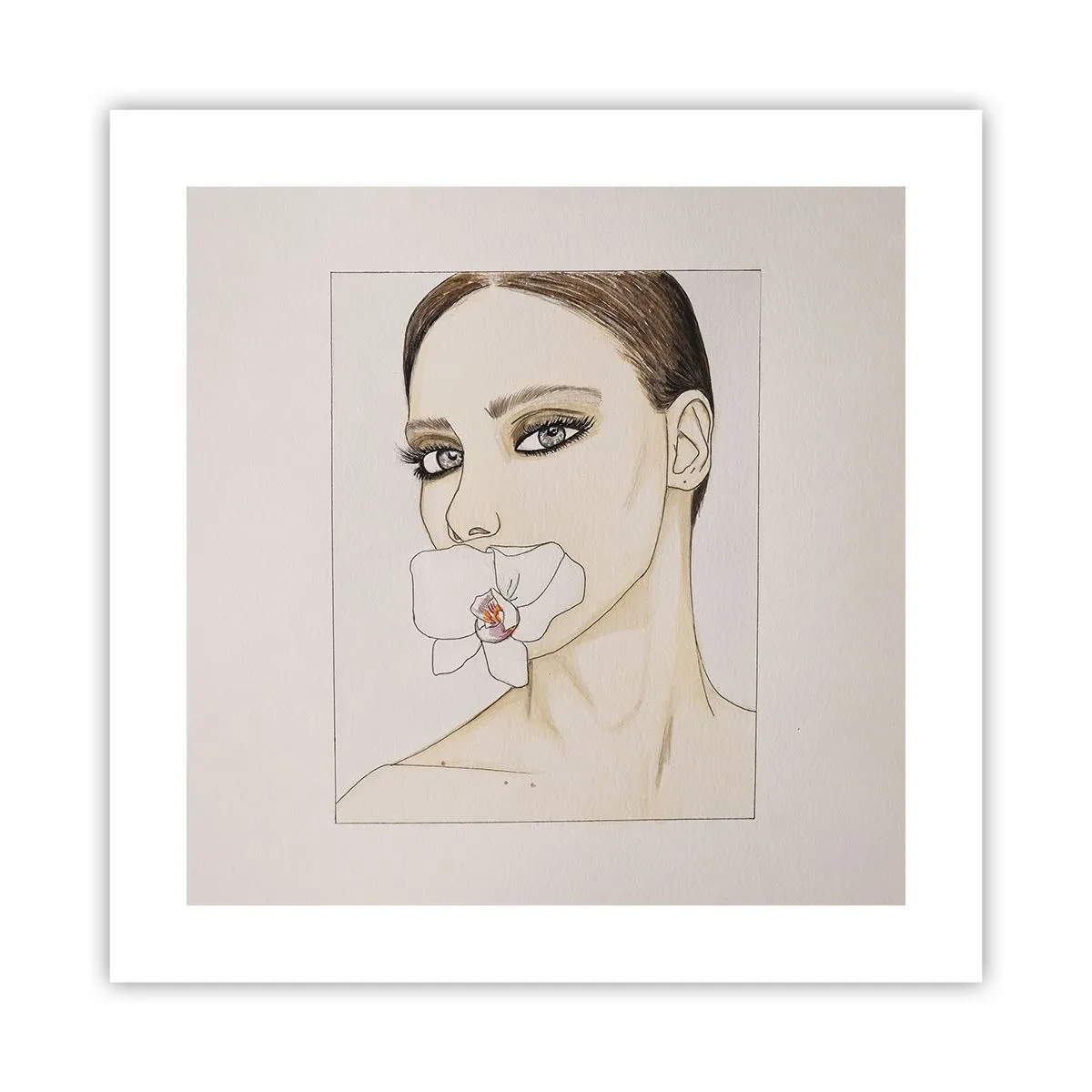 Plagát - Symbol elegancie a krásy - 40x40 cm