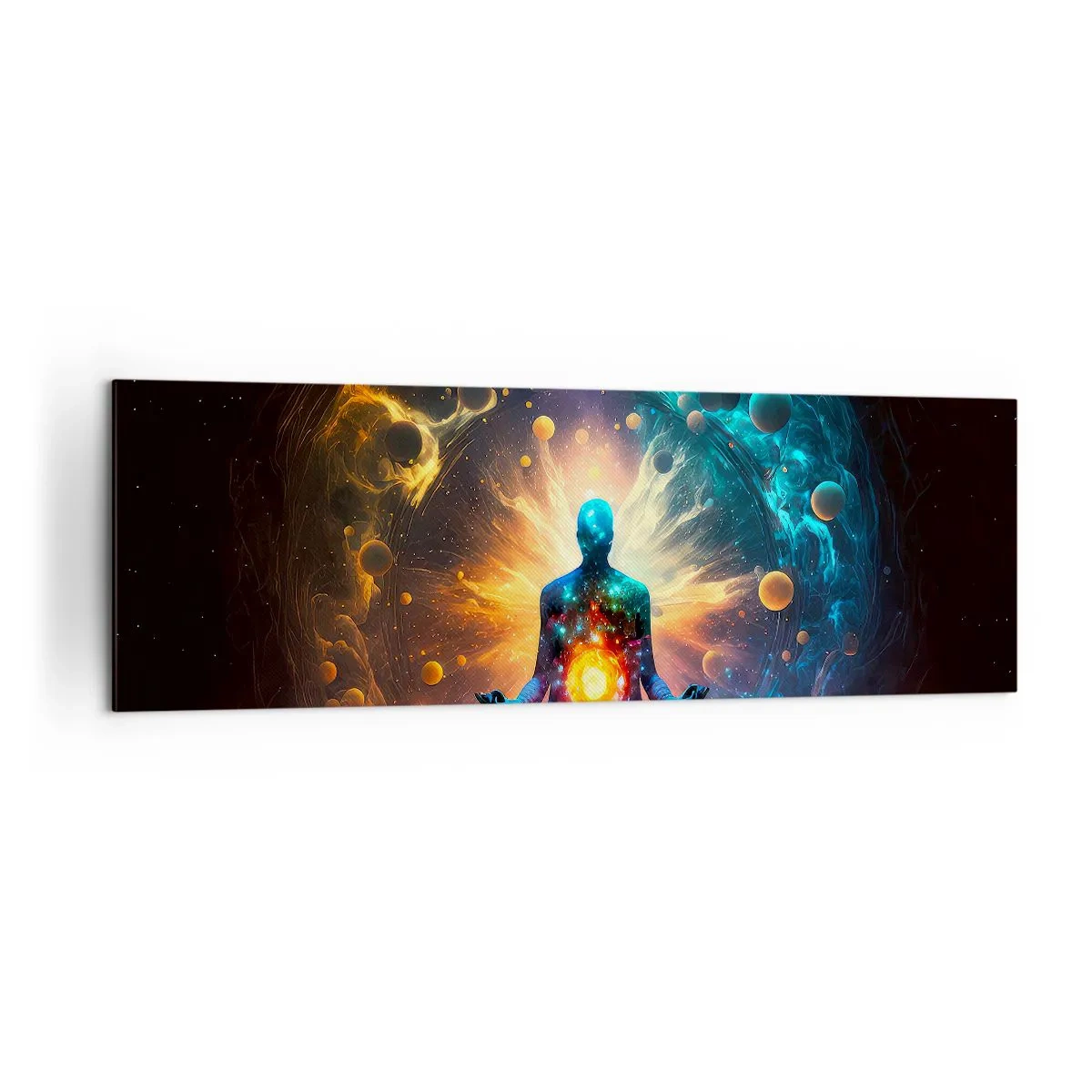 Obraz na plátne - Vesmírny pokoj - 160x50 cm
