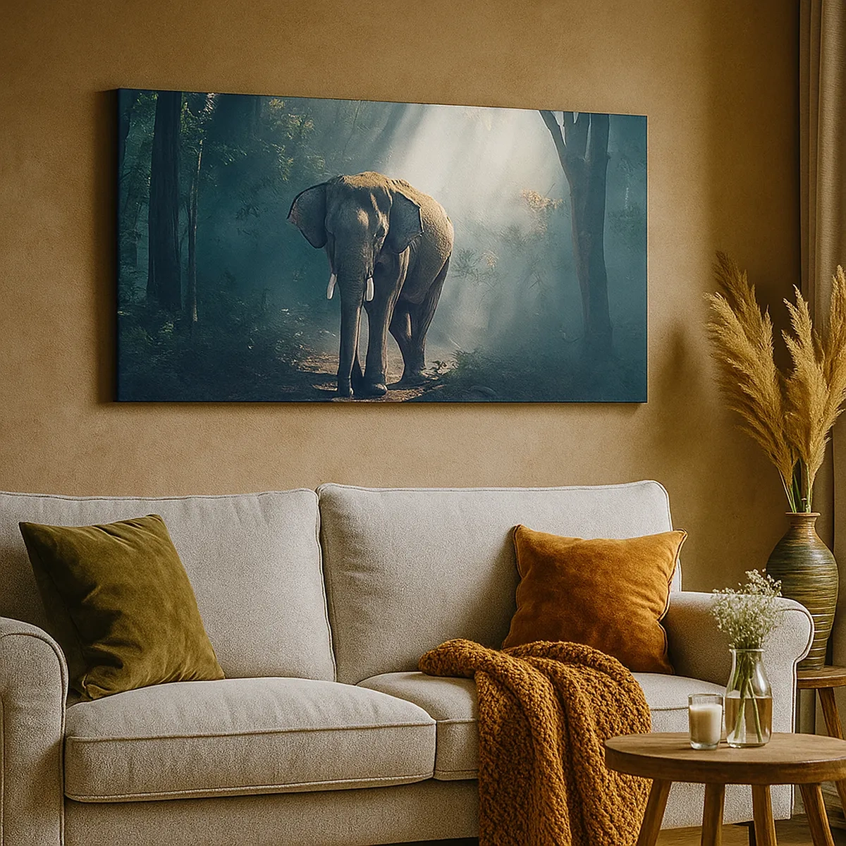 Obraz na plátne - Pokojná prechádzka - 30x30 cm