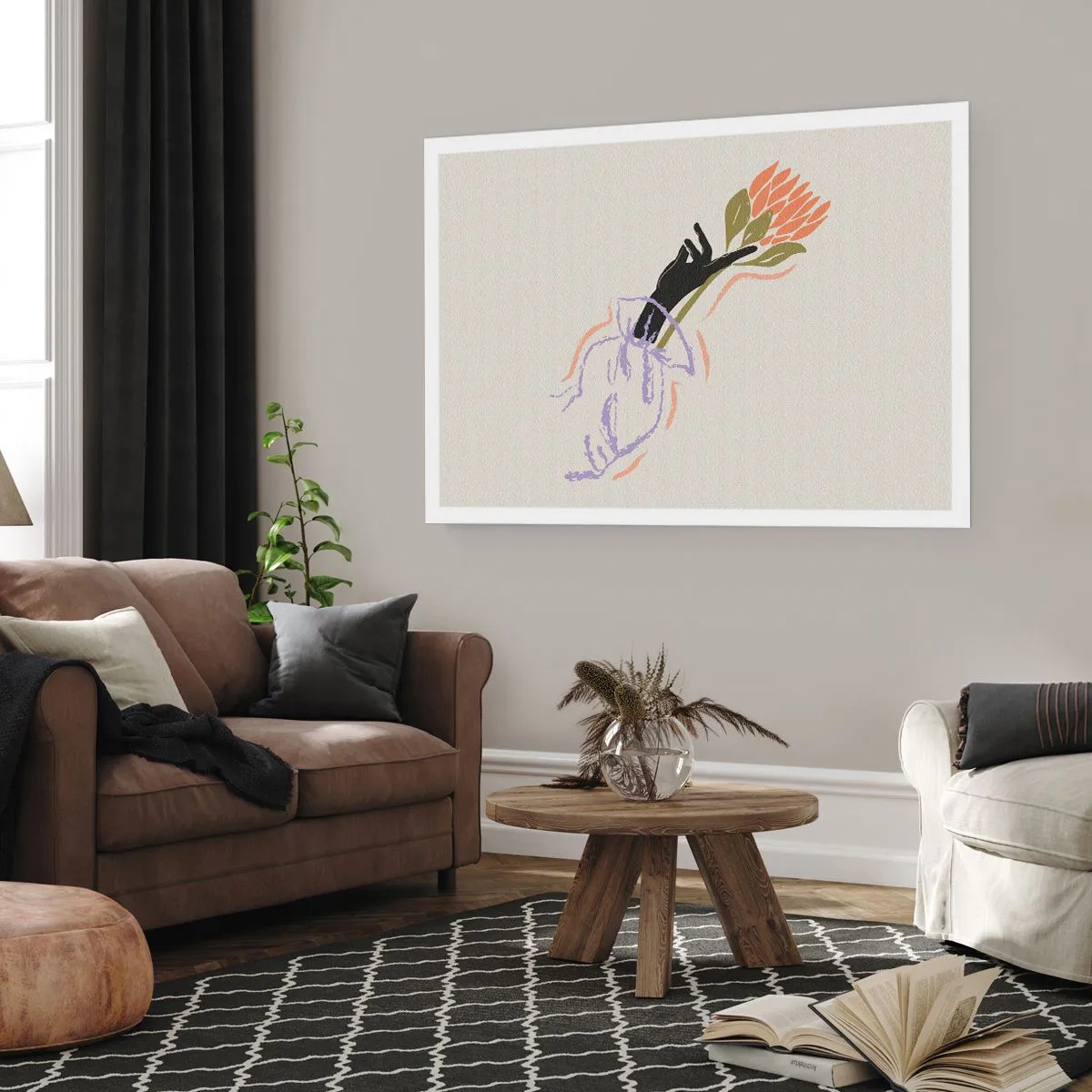 Plagát - Sesterský dotyk - 50x40 cm