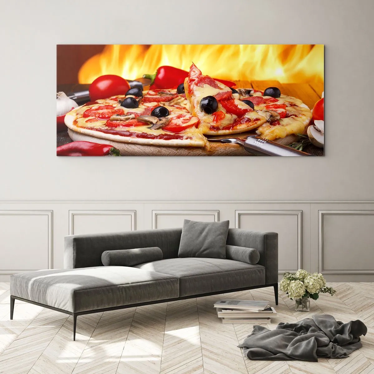 Obraz na skle - From Italy with love - 100x40 cm