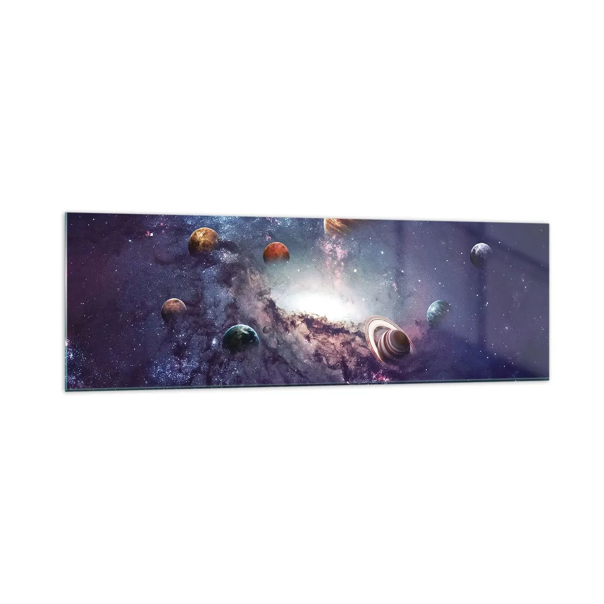 Obraz na skle - Slnko a tanec - 160x50 cm