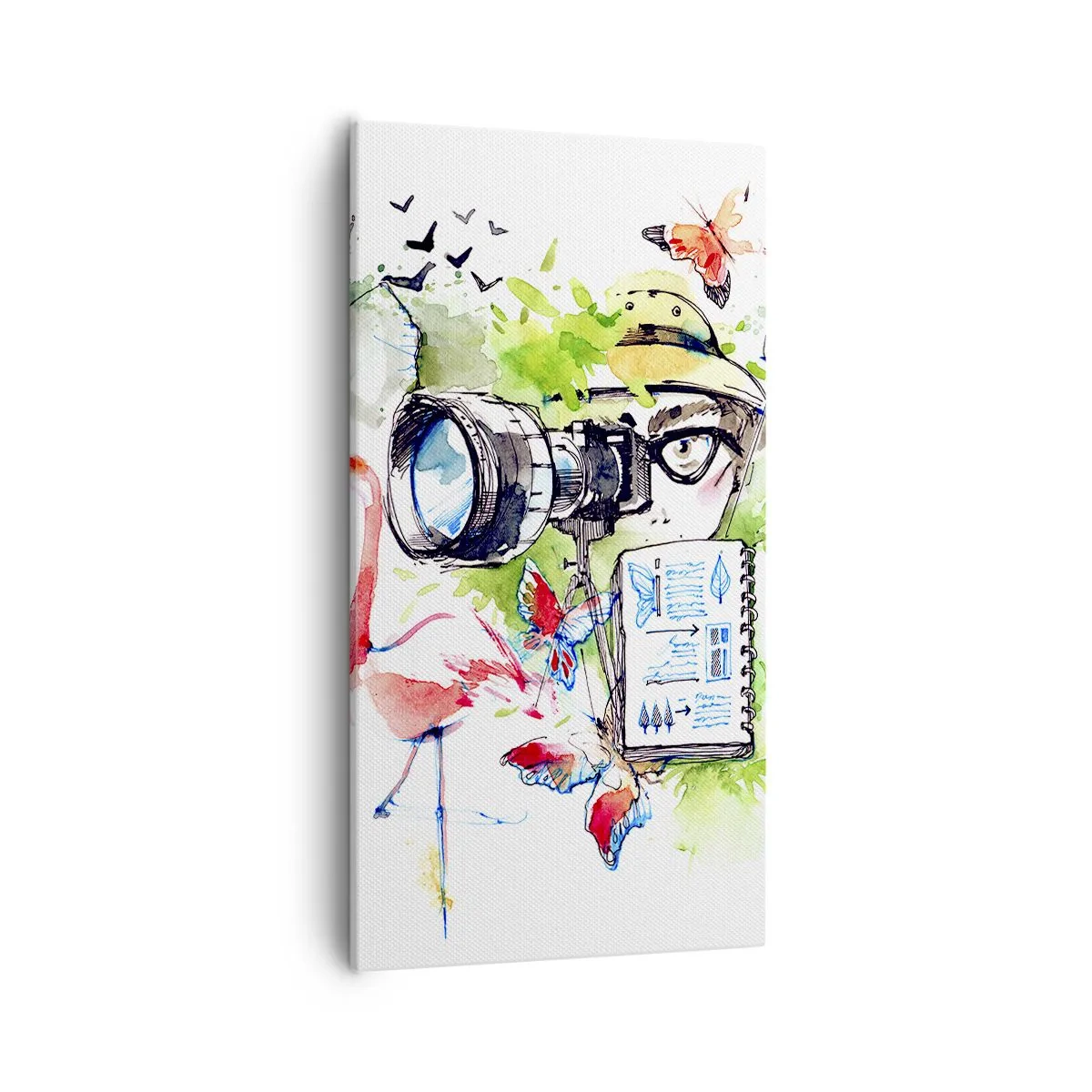 Obraz na plátne - Objektívom cestovateľa - 55x100 cm