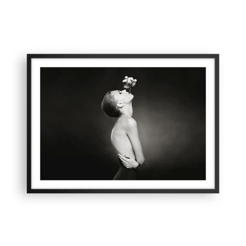 Plagát v čiernom ráme - Excentrická elegancia - 70x50 cm