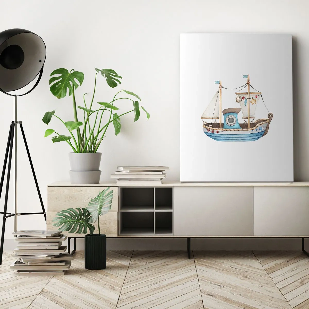 Obraz na plátne - Ahoj, dobrodružstvo! - 45x80 cm