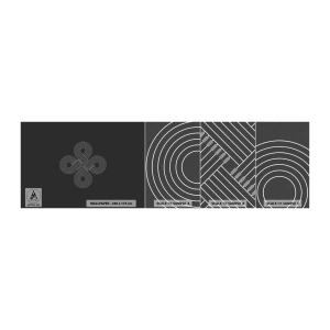 Vzorka fototapety Premium Canvas - V keltskom duchu - Abstrakcia, Kus, Minimalizmus - 100x30 cm