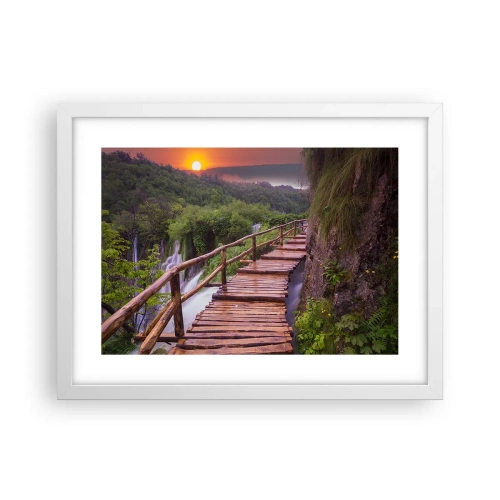 Plagát v bielom ráme - Neuveriteľná krása - 40x30 cm