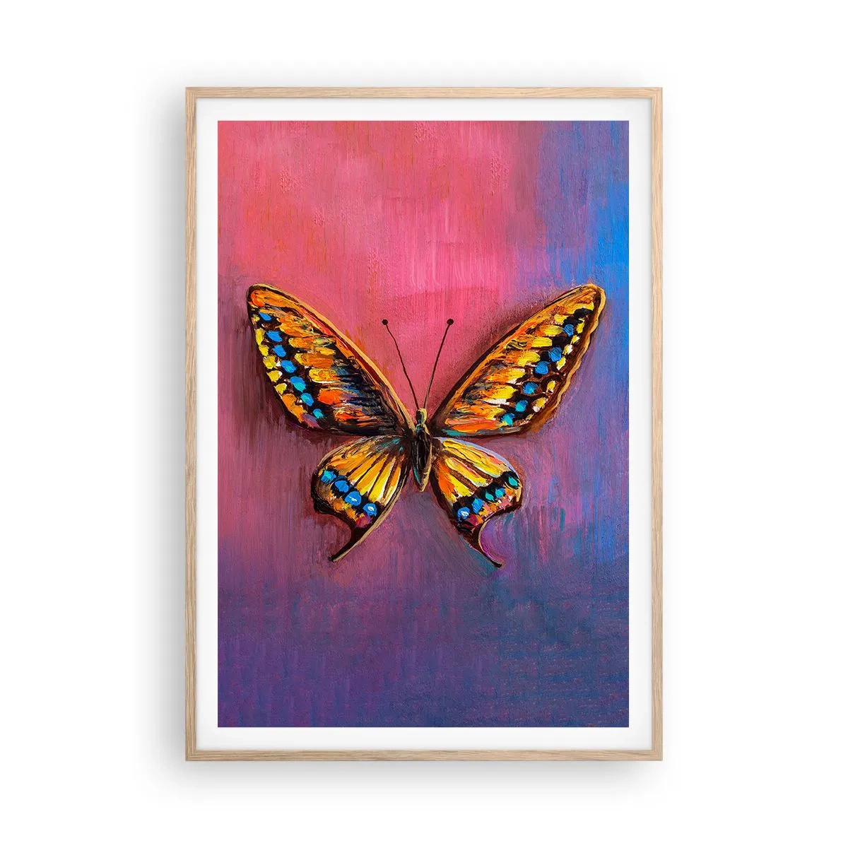 Plagát v ráme zo svetlého duba - Klenot prírody - 70x100 cm