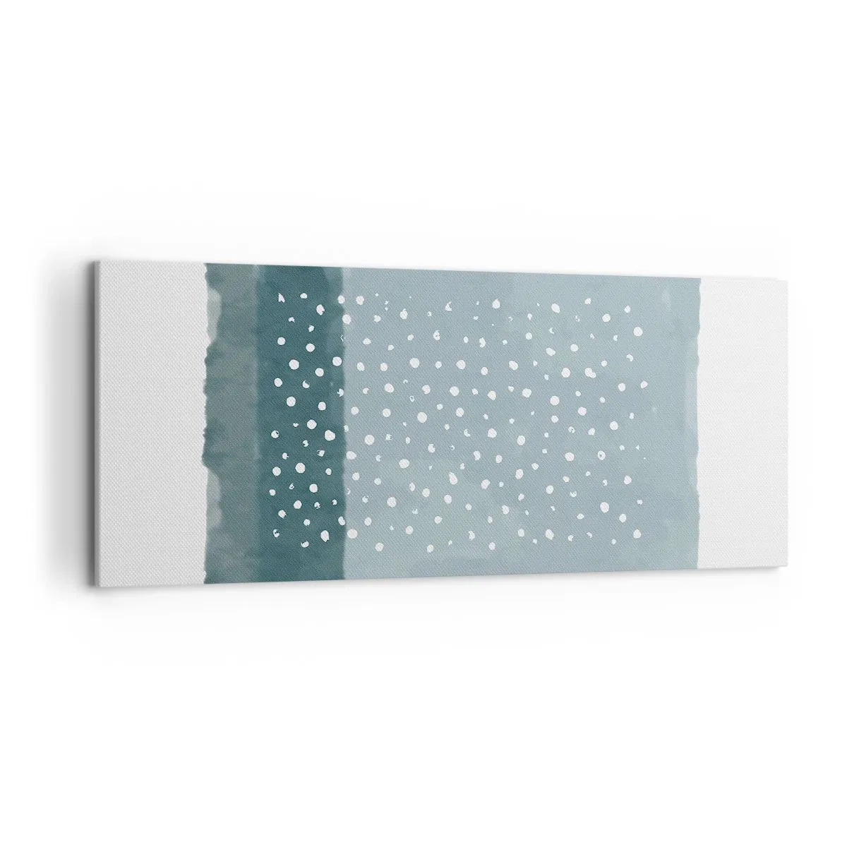 Obraz na plátne - Pestované na modrej - 120x50 cm