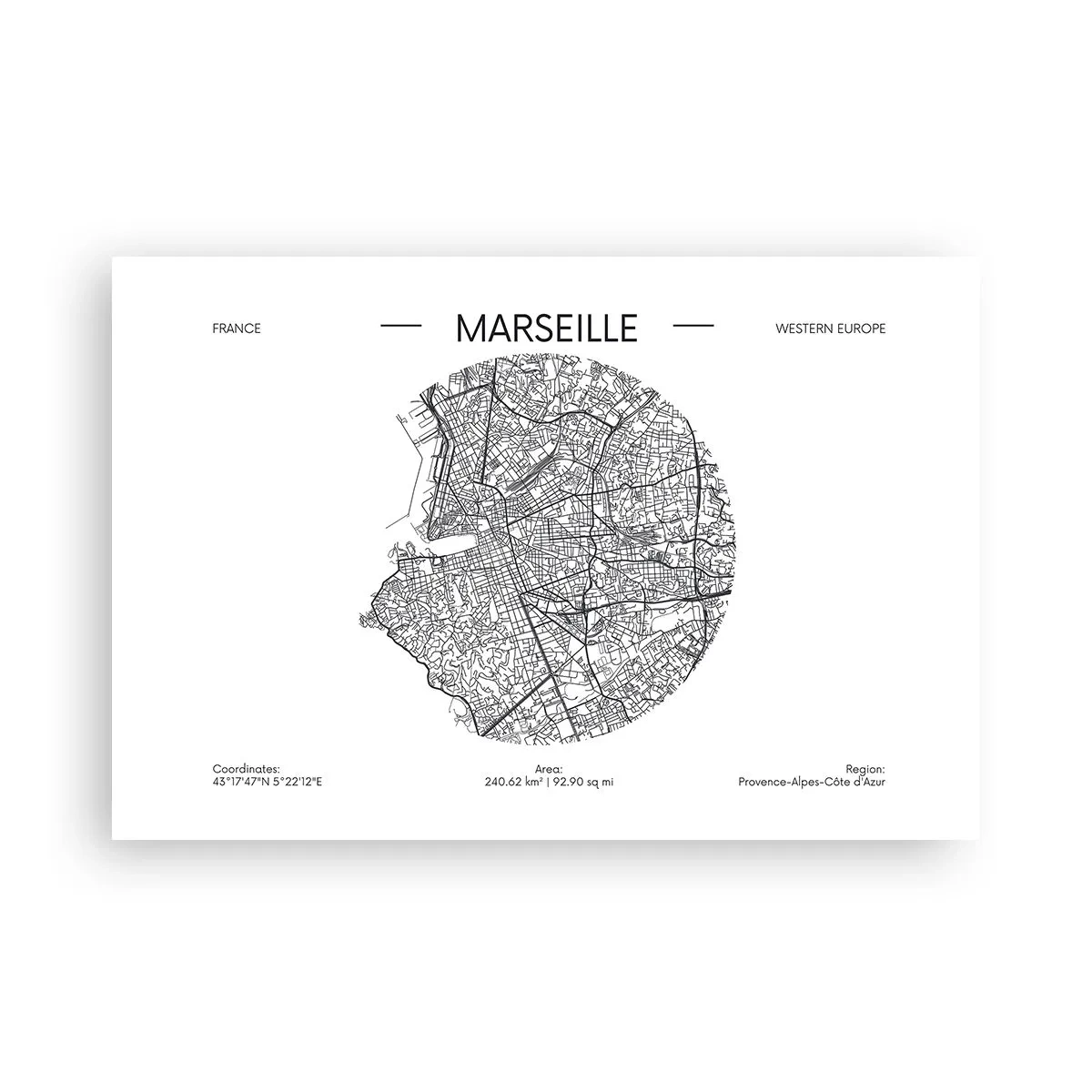Plagát - Anatómia Marseille - 91x61 cm