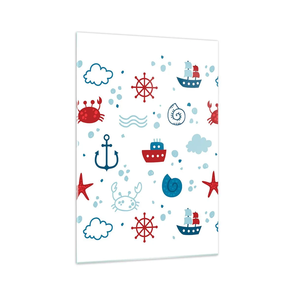 Obraz na skle - Morská rozprávka - 70x100 cm