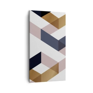 Obraz na plátne - Roviny a uhly - 45x80 cm