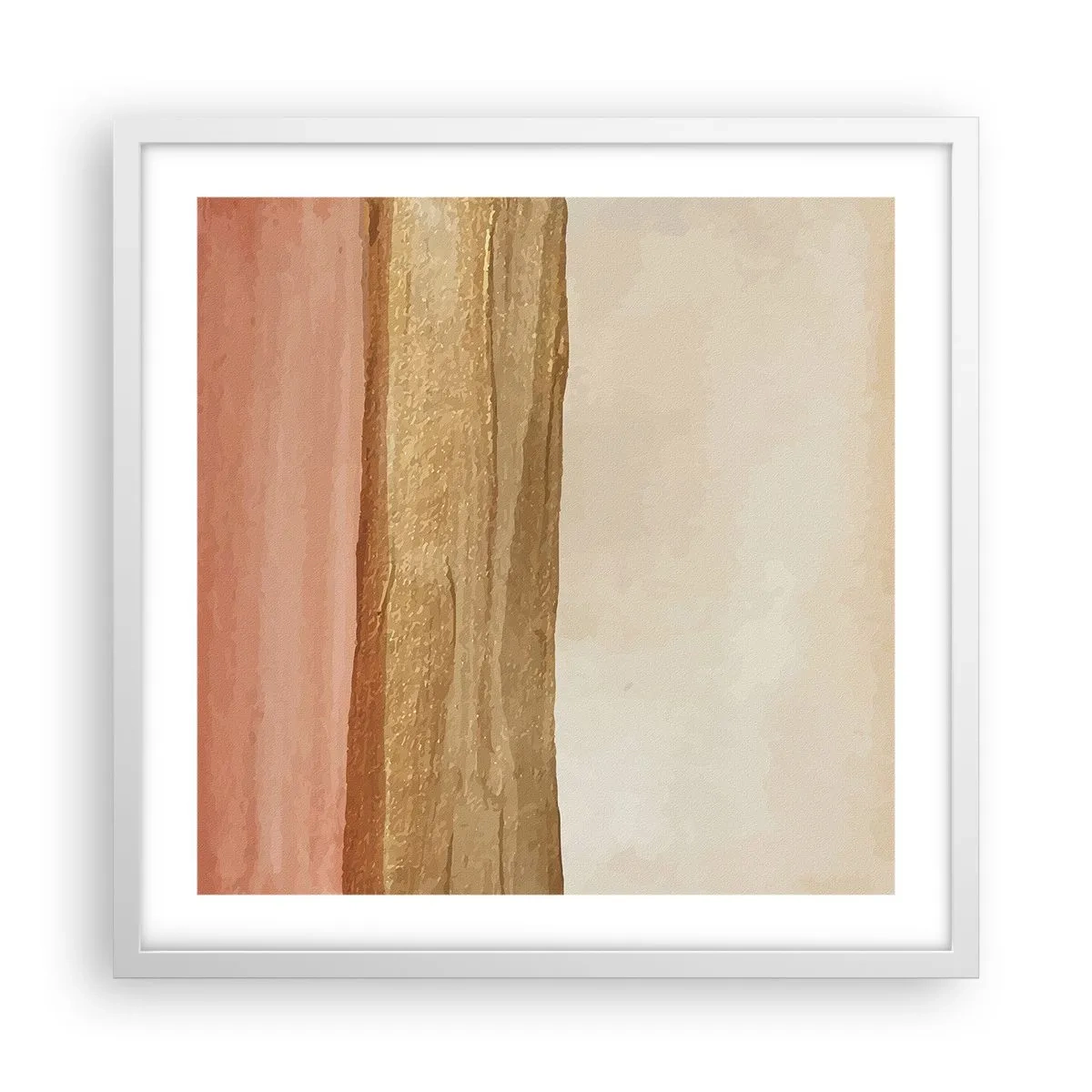 Plagát v bielom ráme - Vertikálna kompozícia - 50x50 cm