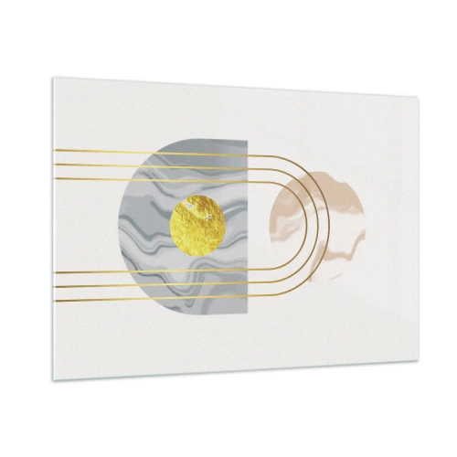 Obraz na skle - Jas a žiarivosť - 100x70 cm