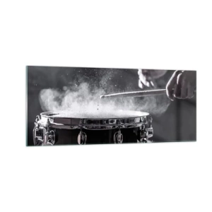 Obraz na skle - Pulz hudby - 100x40 cm