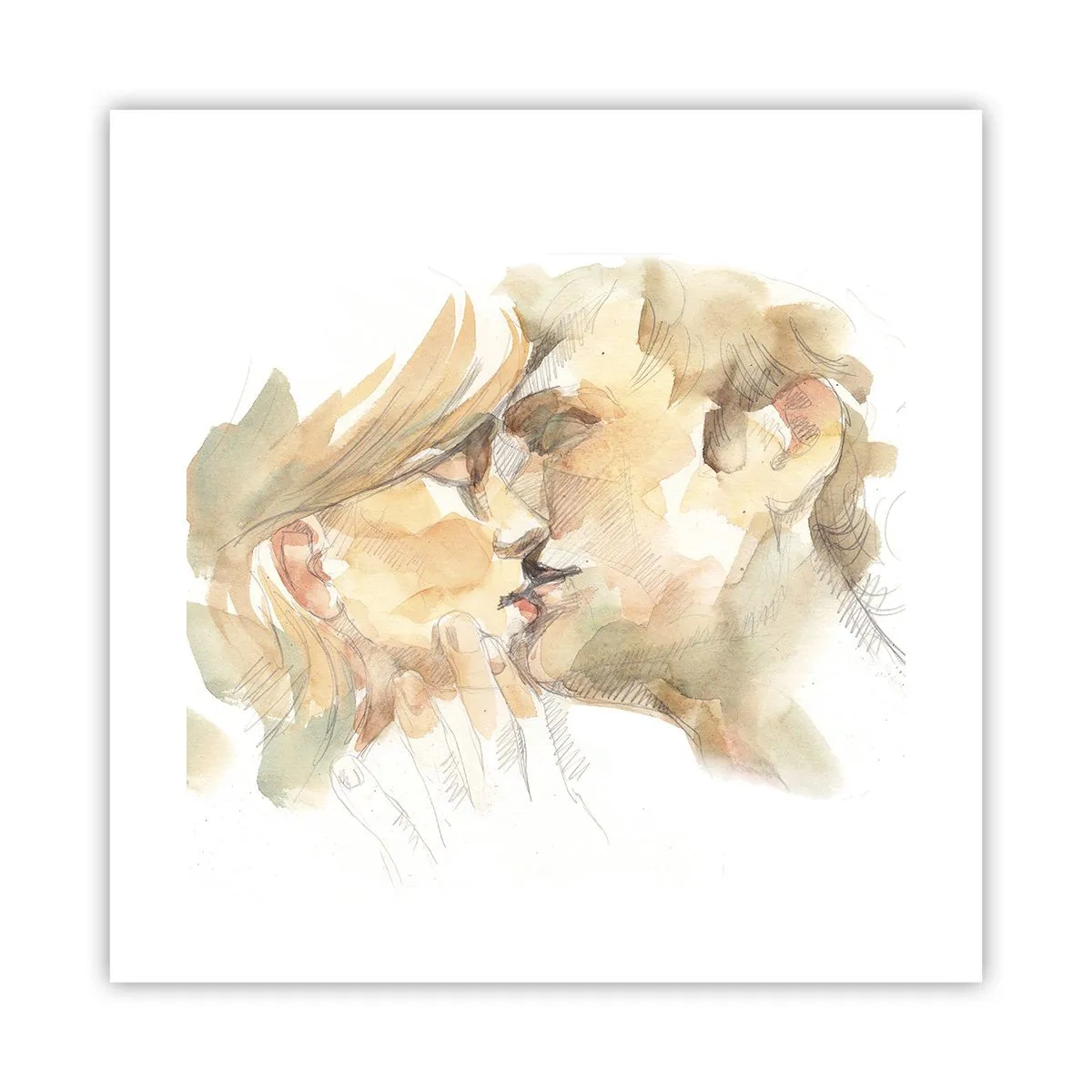 Plagát - Nájdená polovica? - 40x40 cm
