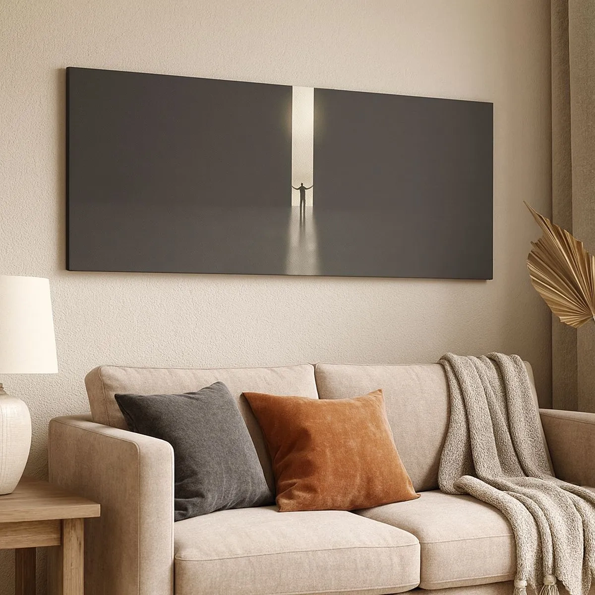 Obraz na plátne - Krok k svetlej budúcnosti - 100x40 cm