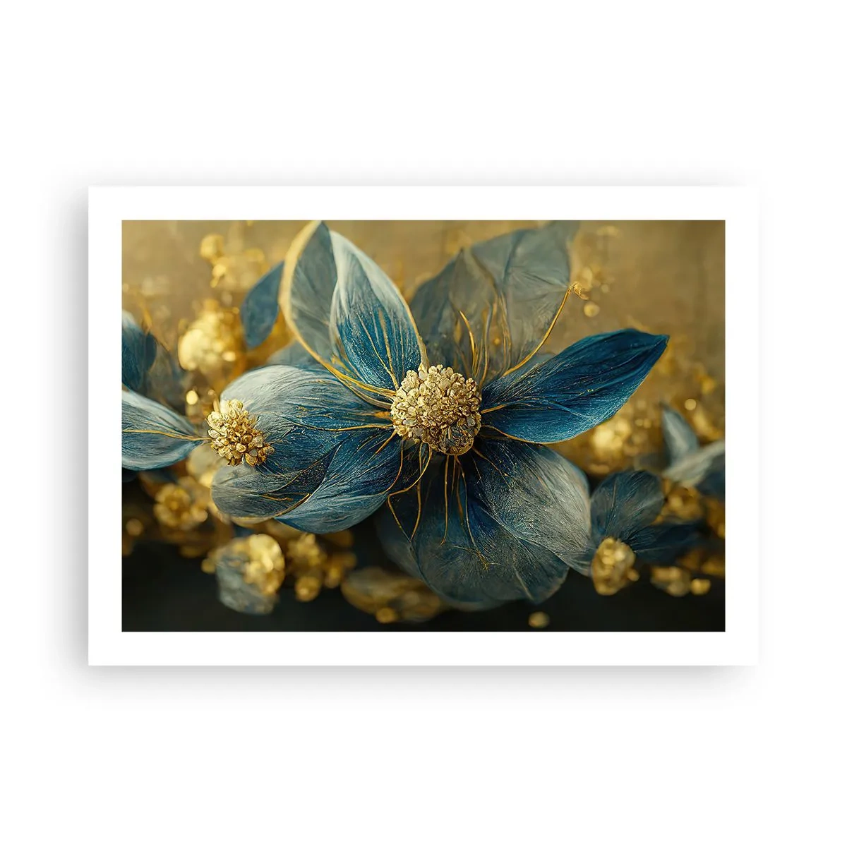 Plagát - Rozkvitnúť zlatom - 70x50 cm