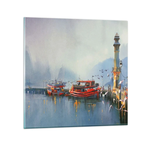 Obraz na skle - Na konci sveta - 30x30 cm