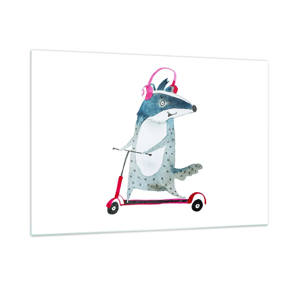 Obraz na skle - Jazvečie radosti - 120x80 cm