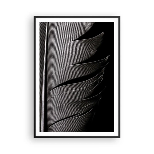 Plagát v čiernom ráme - Perie – nádherná konštrukcia - 70x100 cm