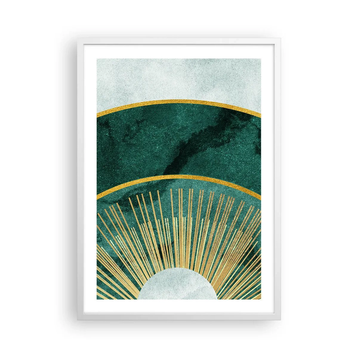 Plagát v bielom ráme - Iná slnečná sústava - 50x70 cm