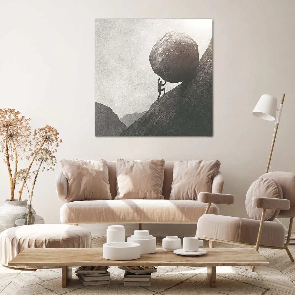 Obraz na plátne - Verím, proti všetkej nádeji - 70x70 cm