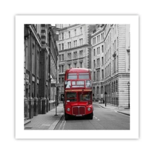 Plagát - Všednosť nemusí byť šedá - 50x50 cm