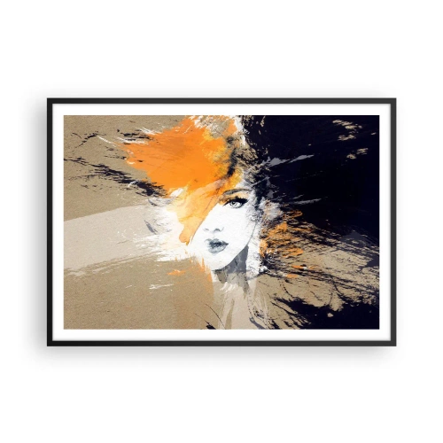 Plagát v čiernom ráme - A je svetlo - 100x70 cm