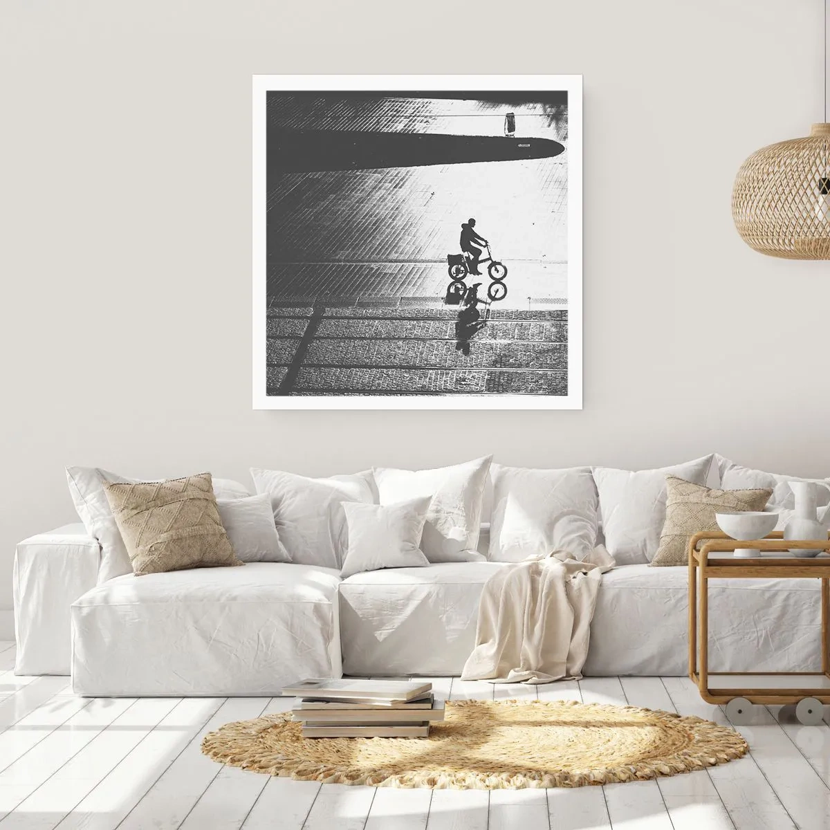 Plagát - Dopredu, cez mesto - 60x60 cm