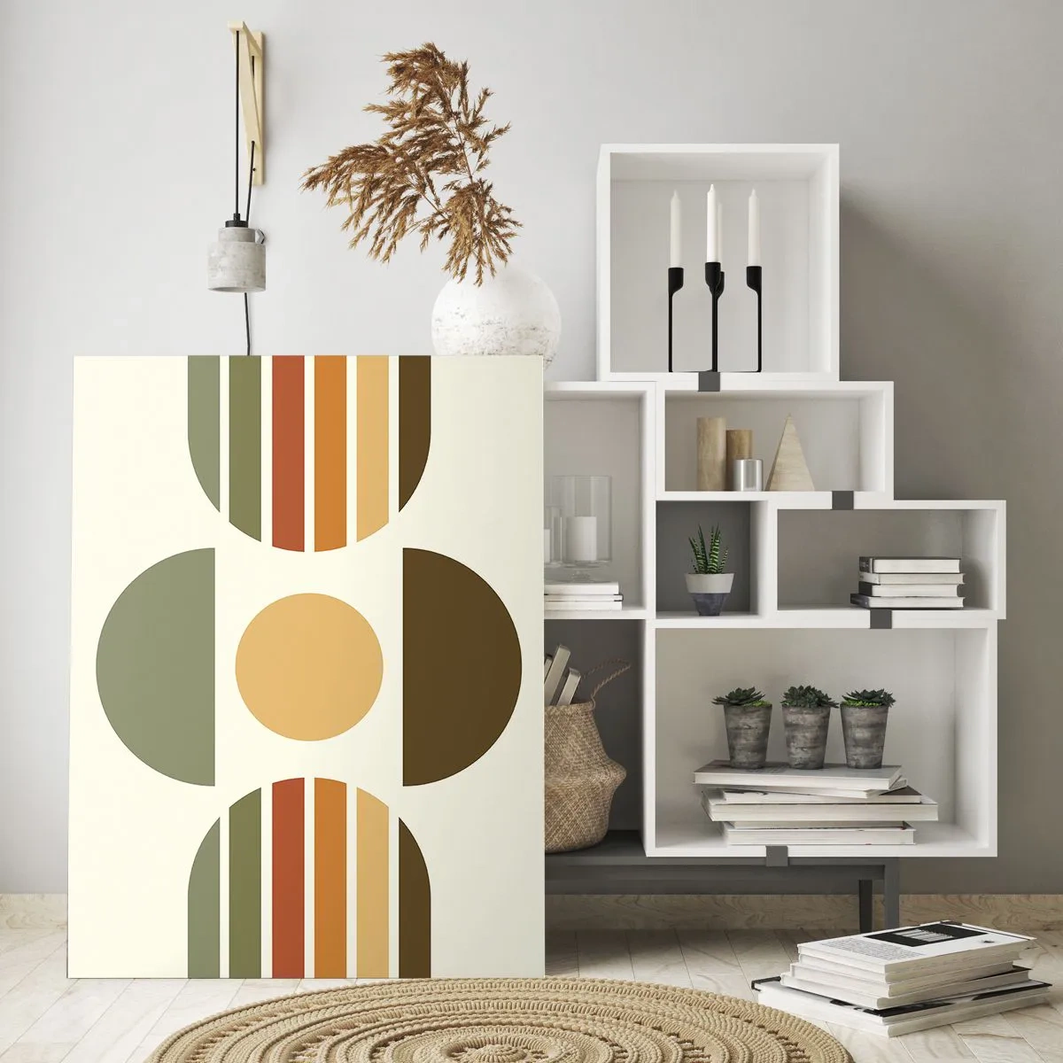 Obraz na skle - Vo farbách zeme - 80x120 cm