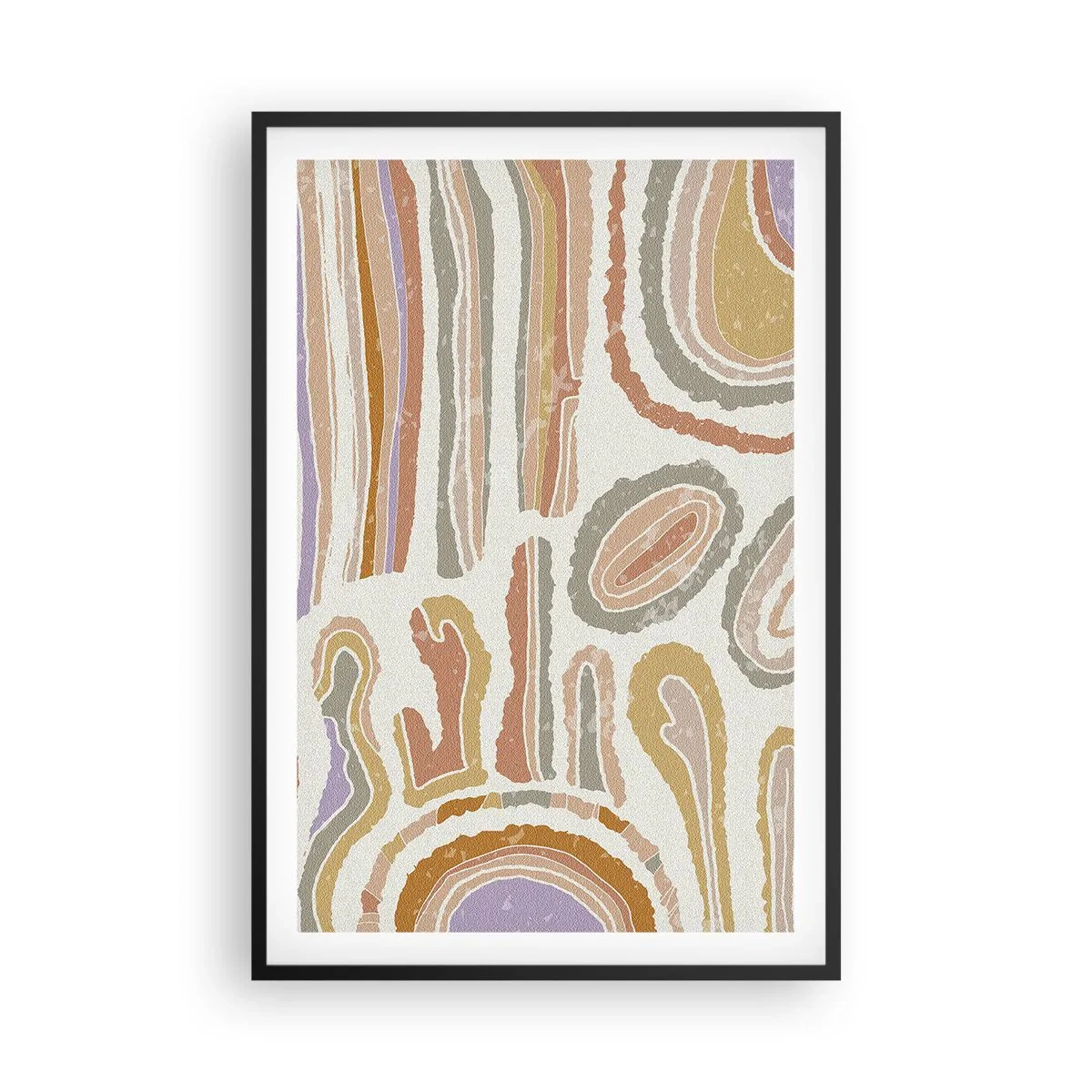 Plagát v čiernom ráme - Farebné prierezy - 61x91 cm