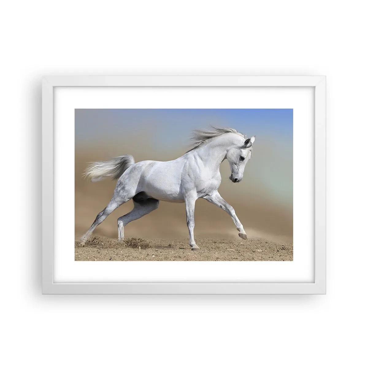 Plagát v bielom ráme - Najkrajšia arabská rozprávka - 40x30 cm