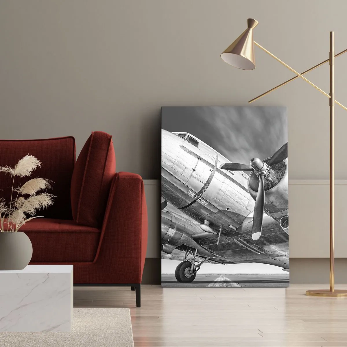 Obraz na plátne - Vždy pripravený na let - 45x80 cm