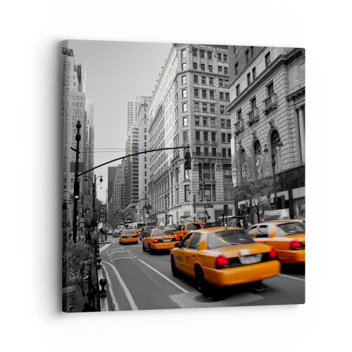 Obraz na plátne - Slnko veľkomesta - 30x30 cm